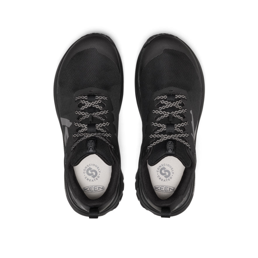 Men's Roam Waterproof Trail Running Shoe Black/Black - Image 4