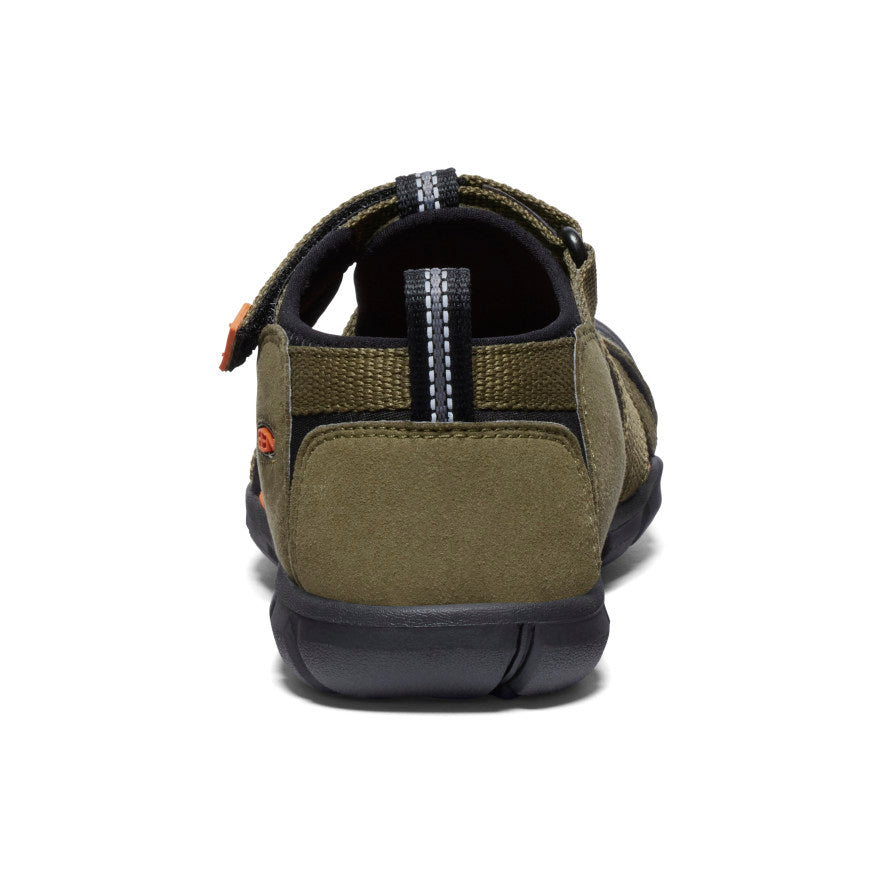 Kids' Seacamp II CNX Sandal Dark Olive/Gold Flame - Image 5