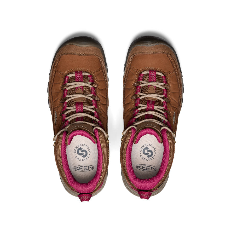 Women's Targhee IV Waterproof Hiking Boot Bison/Beaujolais
