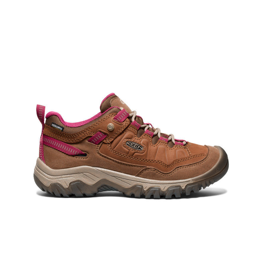 Women's Targhee IV Waterproof Hiking Shoe Bison/Beaujolais - Image alt 1