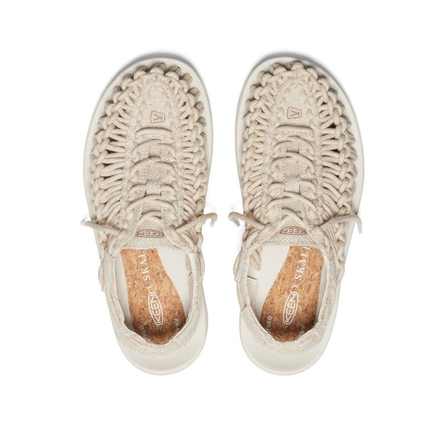 Women's UNEEK Canvas x Skall Studio Sneaker Sandal Natural/Birch - Image 4