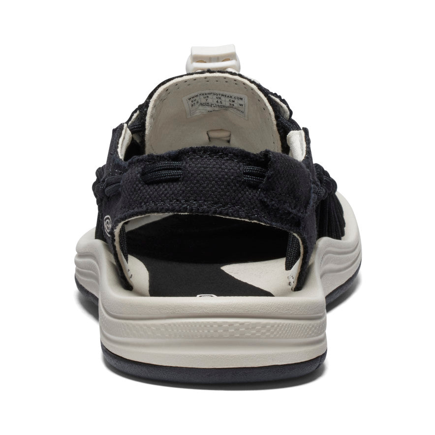 Women's UNEEK Canvas Sneaker Sandal Black/Birch - Image alt 5