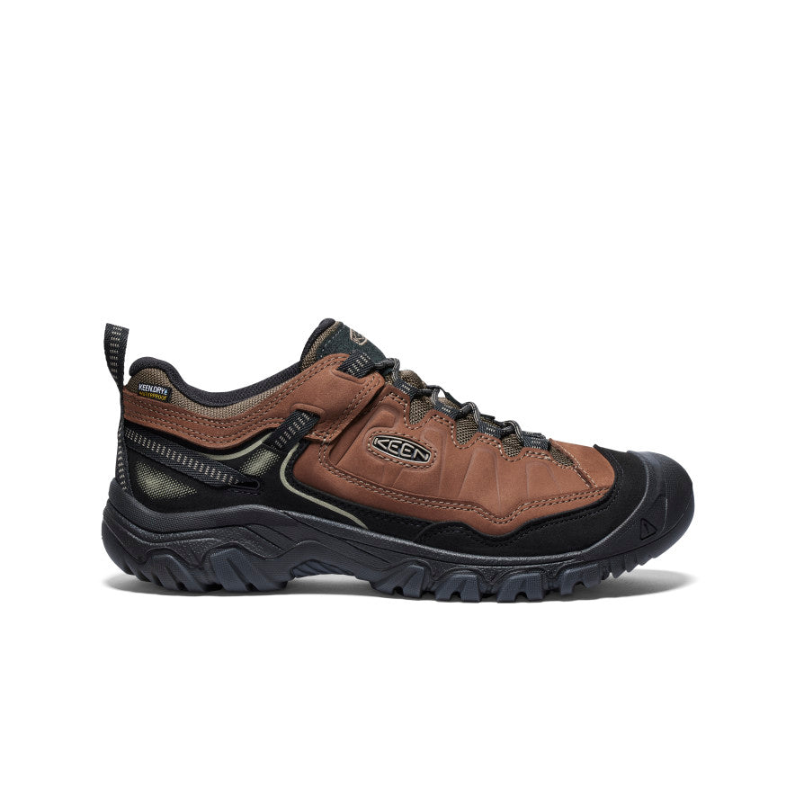 Men's Targhee IV Waterproof Hiking Shoe Bison/Black - Image alt 1