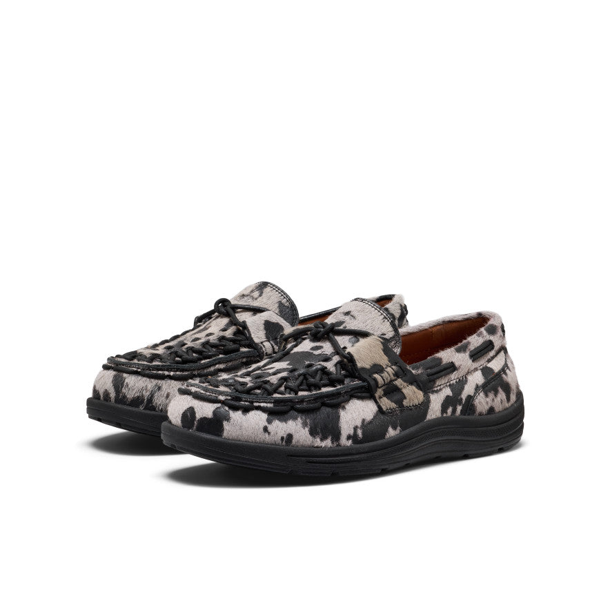 Women's UNEEK Loafer Nocturnal Cow Black - Image alt 2