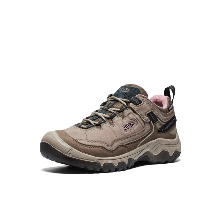 Women's Targhee IV Waterproof Hiking Shoe Brindle/Nostalgia Rose