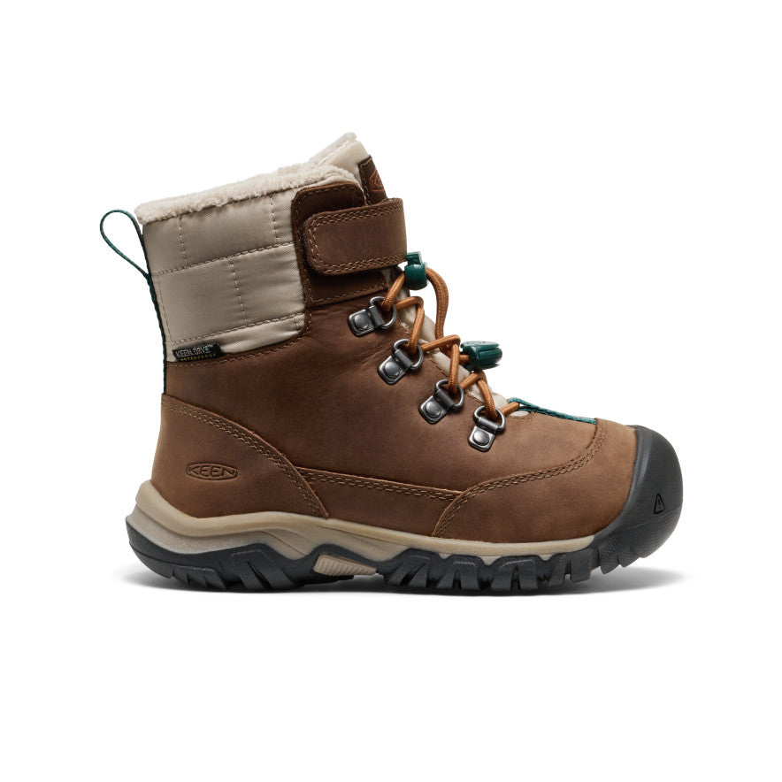 Kids' Kanibou Waterproof Winter Boot Dark Earth/Roasted Pecan - Image alt 1