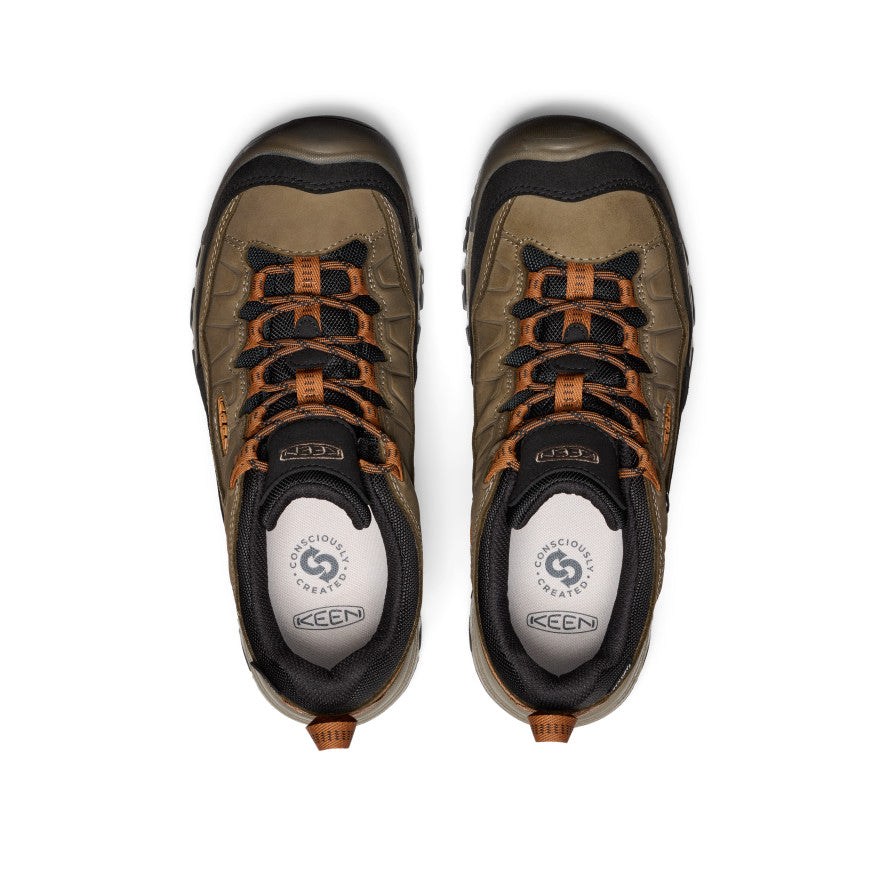 Men's Targhee IV Waterproof Hiking Shoe Sea Turtle/Roasted Pecan - Image alt 4