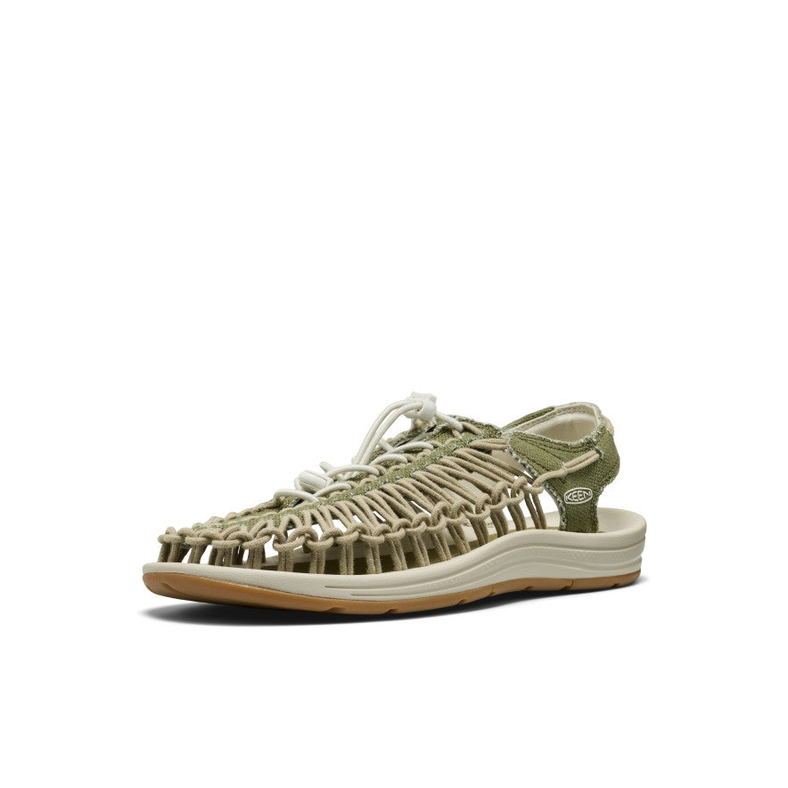 Men's UNEEK Canvas Sneaker Sandal Martini Olive/Birch - Image alt 3