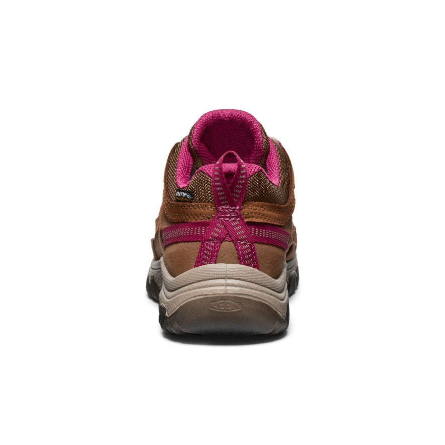 Women's Targhee IV Waterproof Hiking Shoe Bison/Beaujolais - Image alt 5
