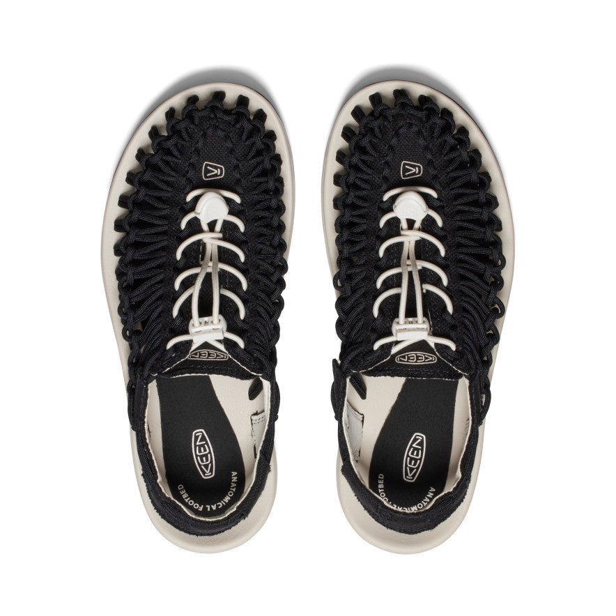 Women's UNEEK Canvas Sneaker Sandal Black/Birch - Image alt 4