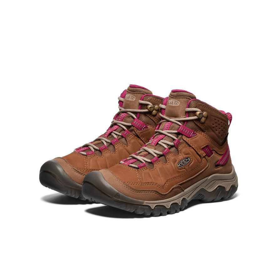 Women's Targhee IV Waterproof Hiking Boot Bison/Beaujolais