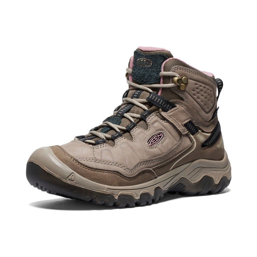 Women's Targhee IV Waterproof Hiking Boot Brindle/Nostalgia Rose - Image alt 3