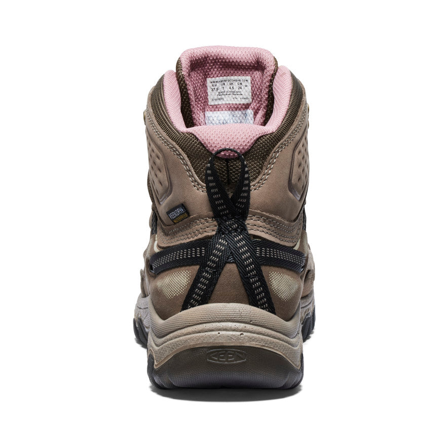 Women's Targhee IV Waterproof Hiking Boot Brindle/Nostalgia Rose - Image alt 5