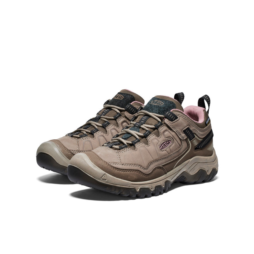 Women's Targhee IV Waterproof Hiking Shoe Brindle/Nostalgia Rose