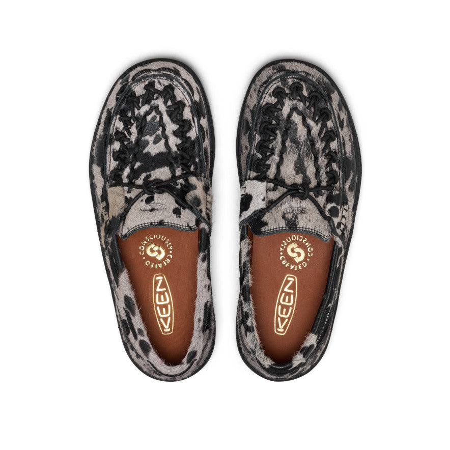 Women's UNEEK Loafer Nocturnal Cow Black - Image alt 4