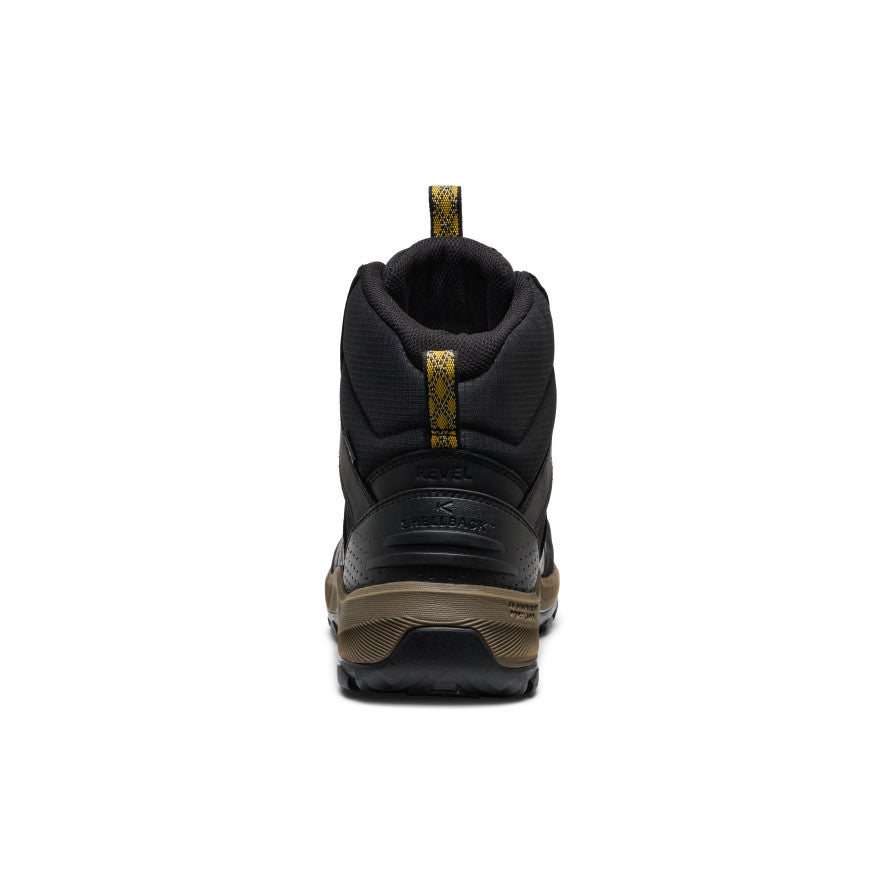 Men's Revel IV Polar Waterproof Boot Black/Lemon Curry - Image alt 5