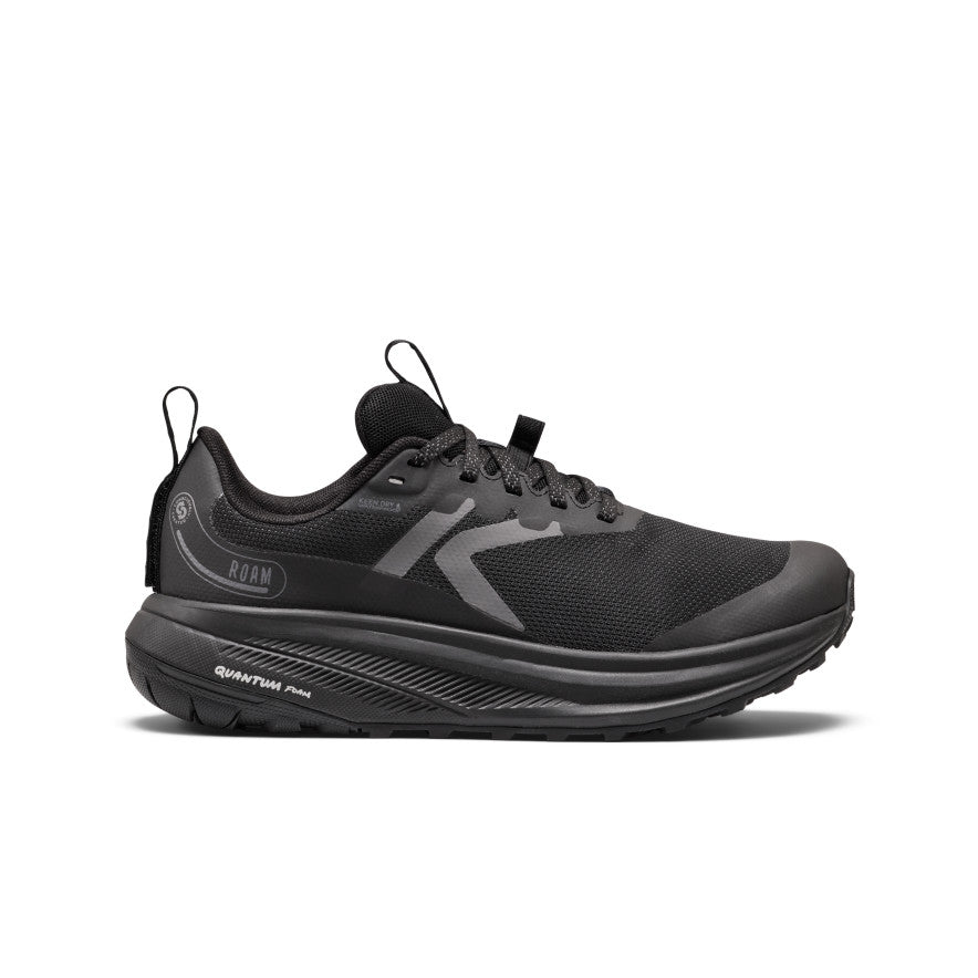 Women's Roam Waterproof Trail Running Shoe Black/Black - Image alt 1